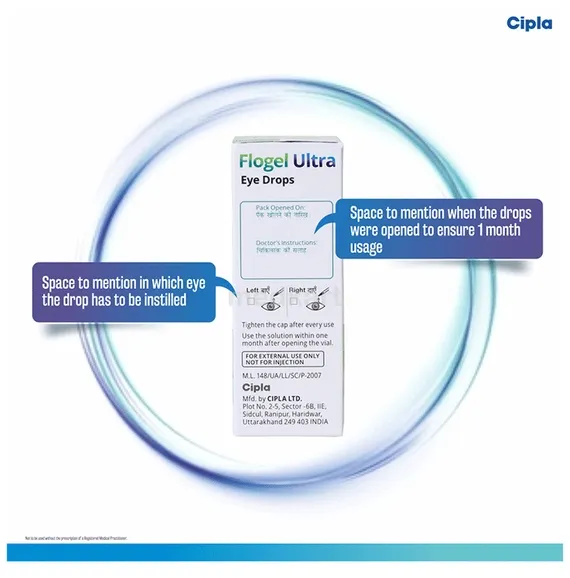 flogel ultra eye drops 10 ml